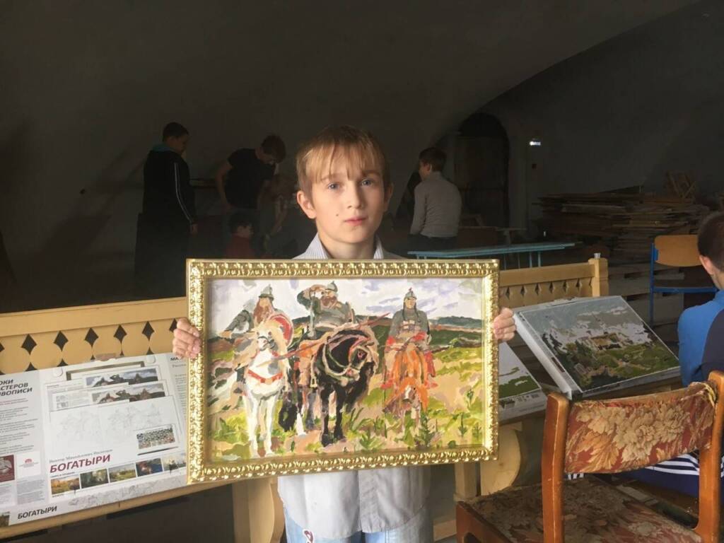 Юные кравеведы клуба "Ставросъ" посетили Крестовоздвиженскую Полунинскую обитель