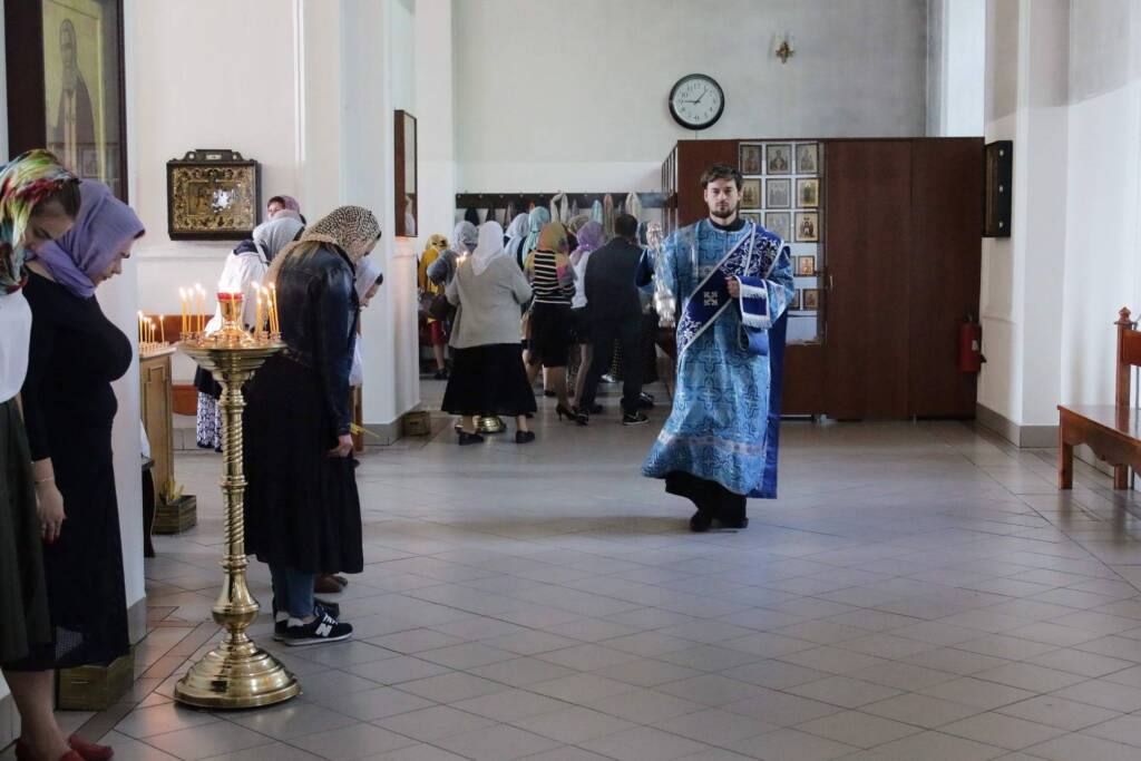 Божественная литургия в Неделю 11-ю по Пятидесятнице в Вознесенском кафедральном соборе г. Касимова