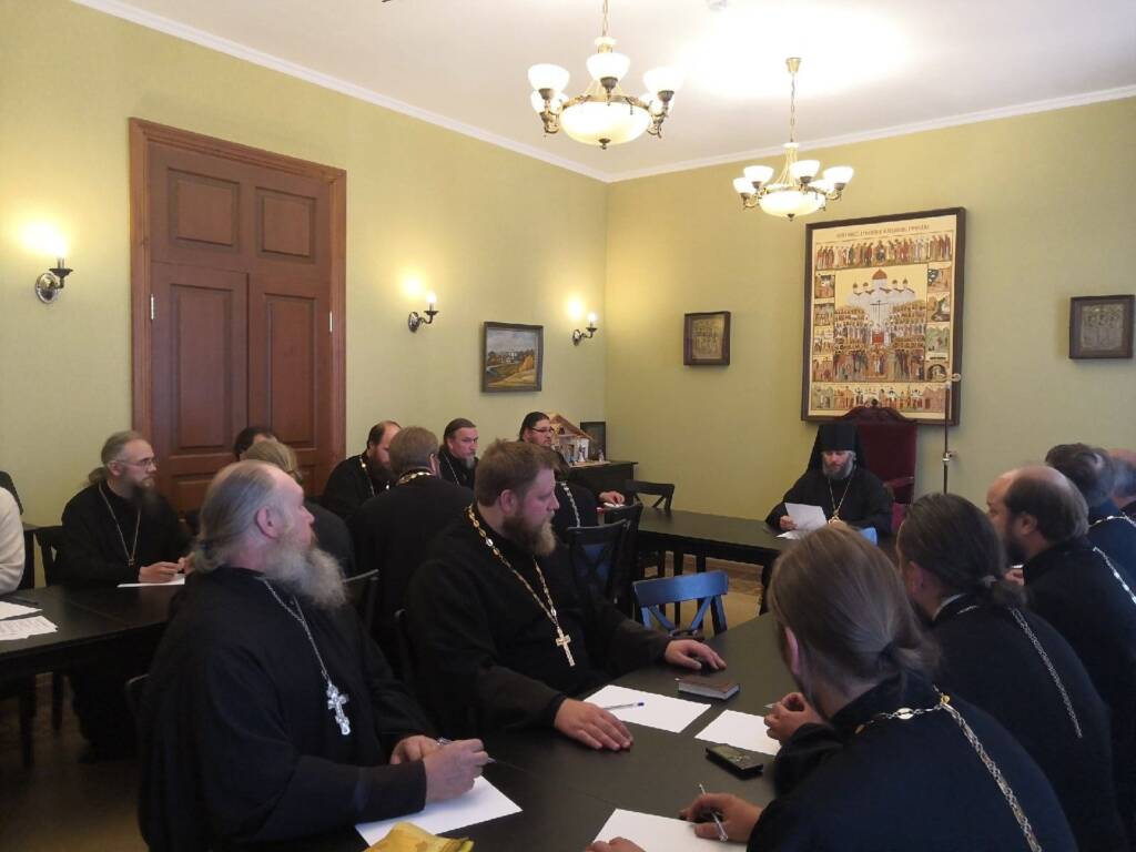 Под председательством епископа Касимовского и Сасовского Василия состоялось собрание благочинных епархии