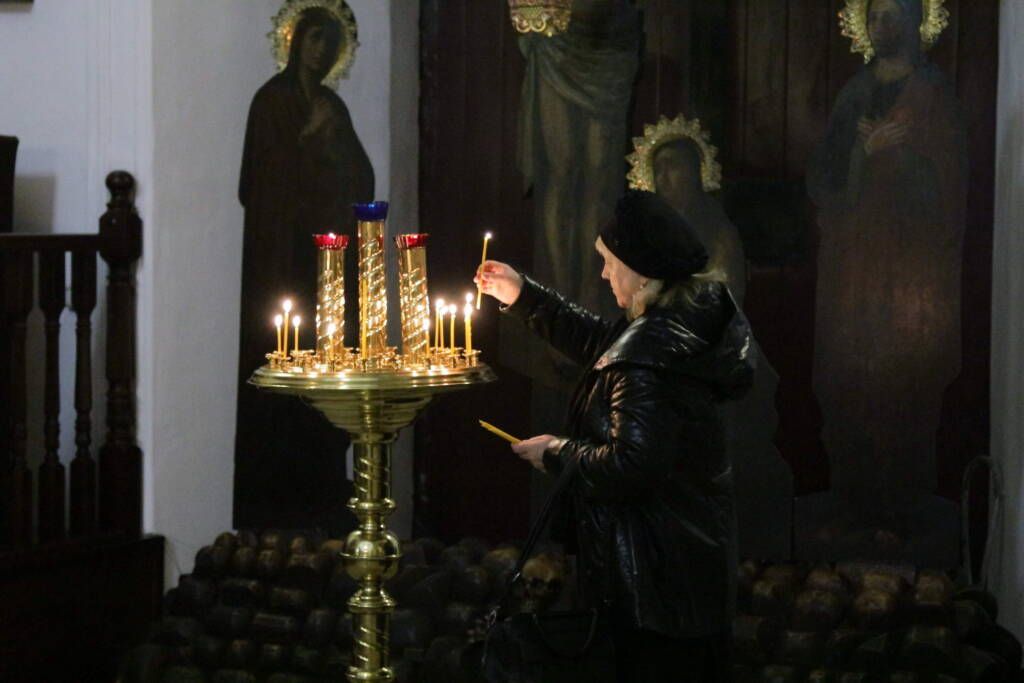 Всенощное бдение в канун  Недели 21-й по Пятидесятнице в Вознесенском кафедральном соборе г. Касимова.