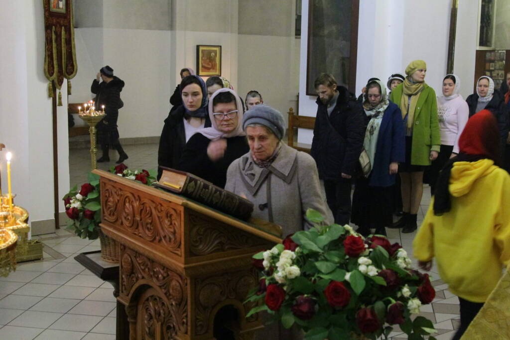 Всенощное бдение в канун Недели 22-й по Пятидесятнице в Вознесенском кафедральном соборе г. Касимова.
