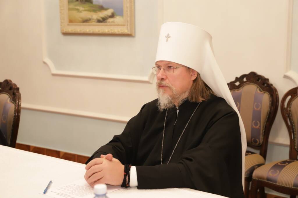 Преосвященный епископ Василий принял участие в последнем в уходящем году заседании Архиерейского совета Рязанской митрополии.