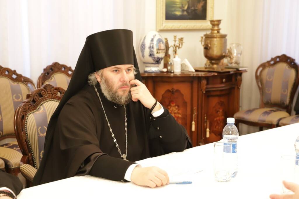 Преосвященный епископ Василий принял участие в последнем в уходящем году заседании Архиерейского совета Рязанской митрополии.