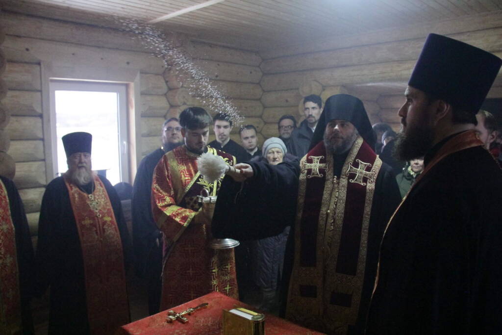 Архипастырь совершил освящение часовни в селе Нарма Ермишинского района.