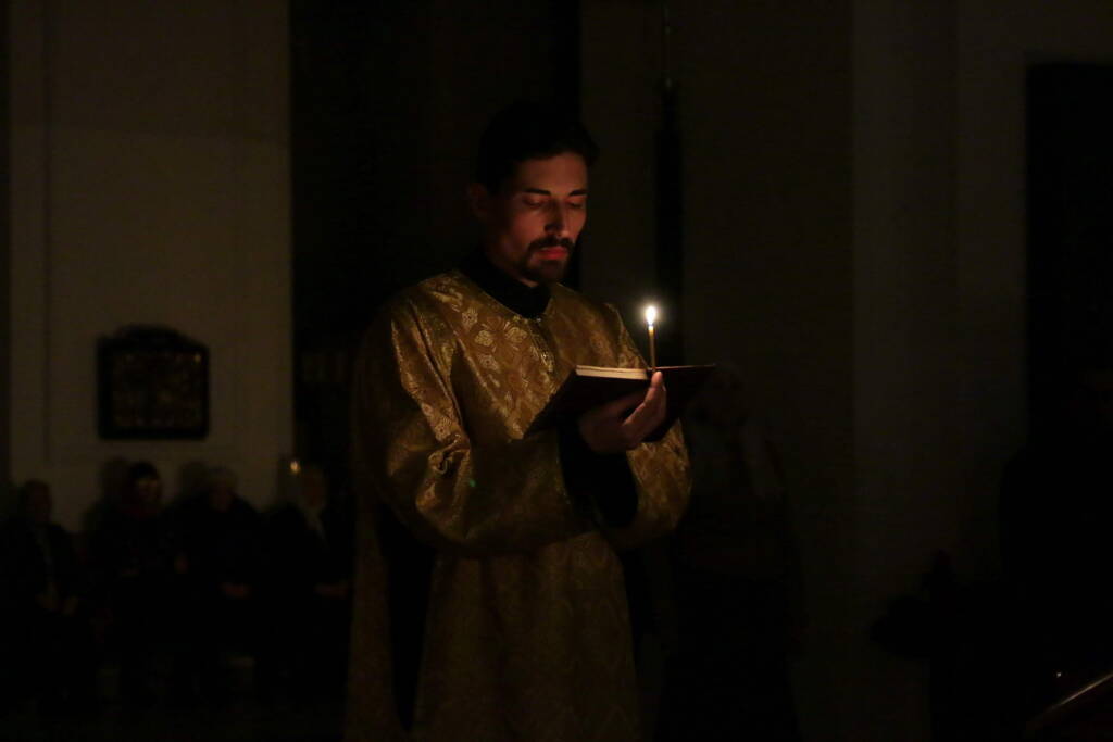 Всенощное бдение в канун дня памяти святого мученика Вонифатия и общегородской молебен на новолетие в Вознесенском кафедральном соборе