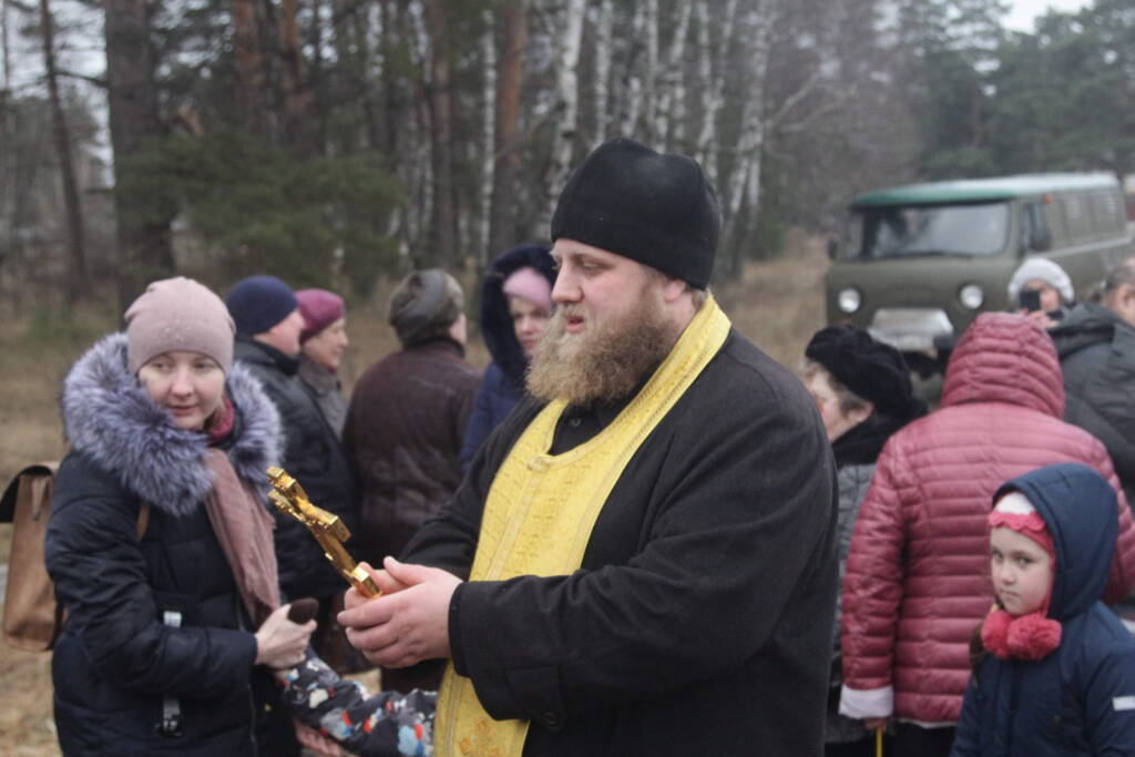 Освящение поклонного креста в Приокском микрорайоне города Касимова