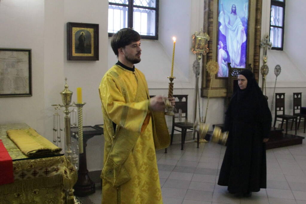 Божественная литургия в Неделю 27-ю по Пятидесятнице в Вознесенском кафедральном соборе города Касимова.