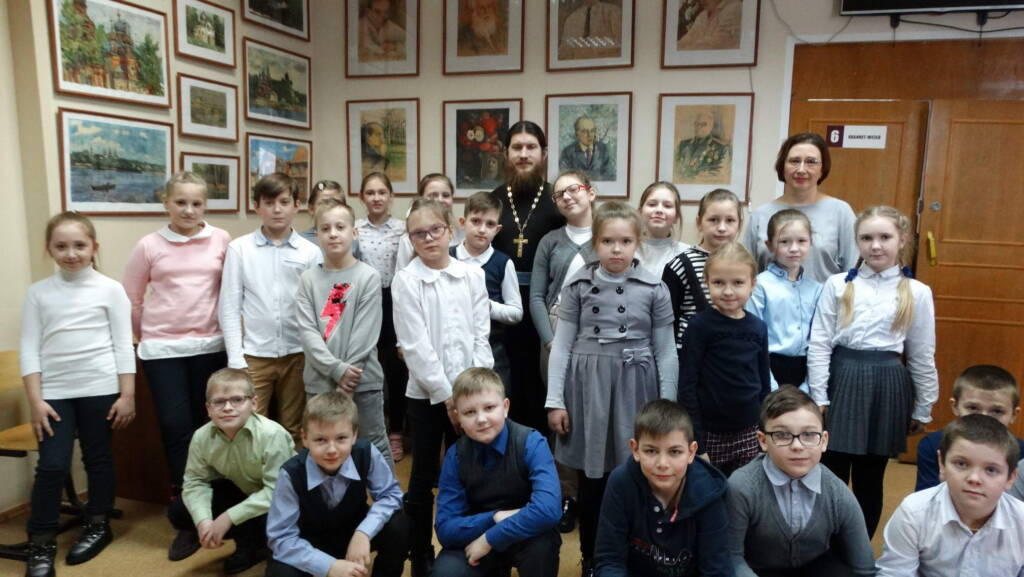 Рождественская встреча в школе № 1 города Касимова