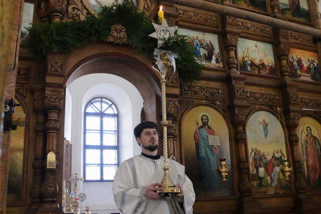 Навечерие Рождества Христова в Вознесенском кафедральном соборе города Касимова.