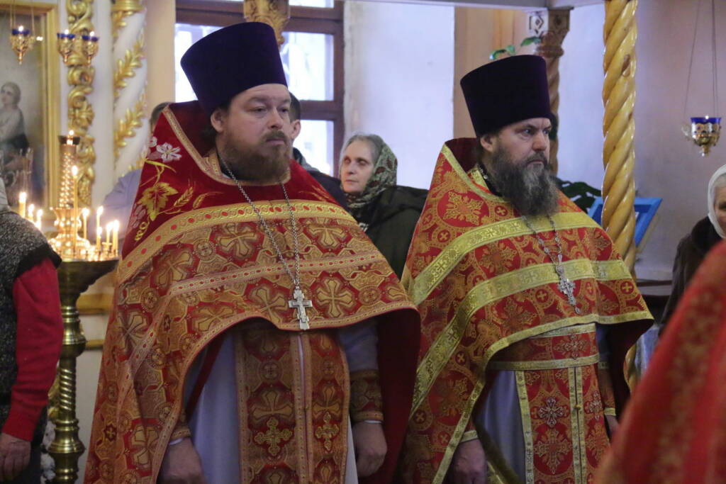 Божественная литургия в день памяти святой мученицы Татианы Римской в Казанском соборе города Сасово