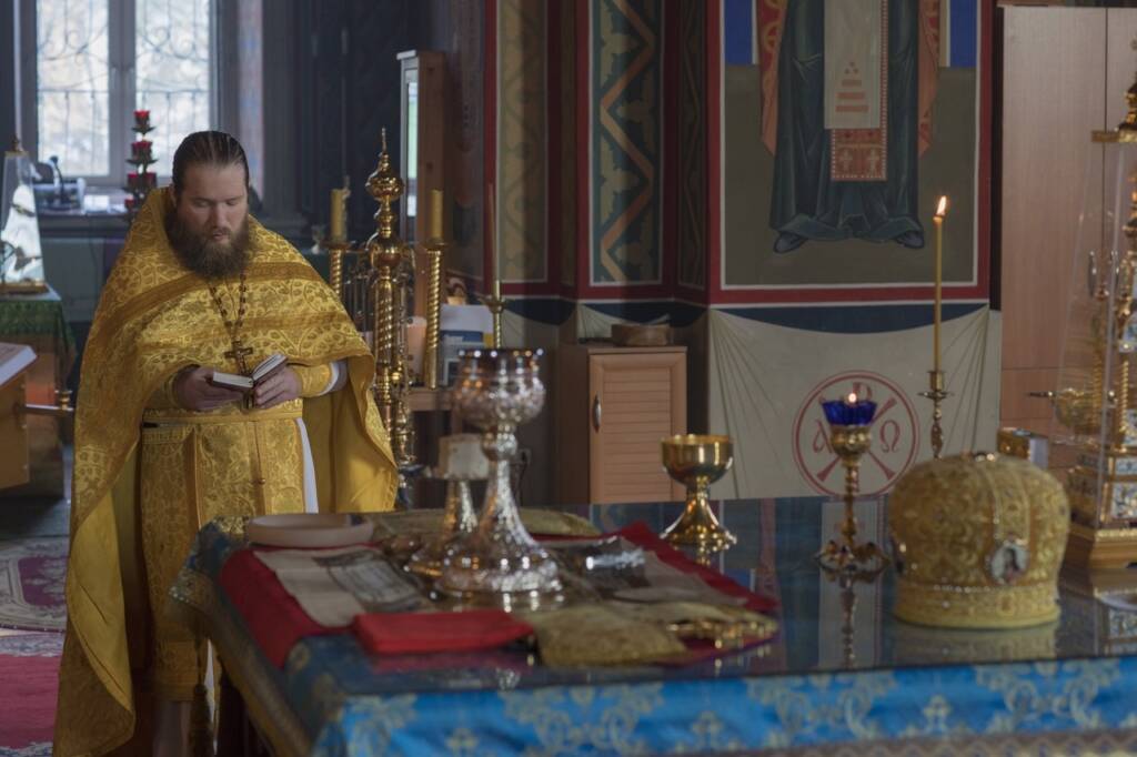 Архимандрит Афанасий (Культинов) возглавил Божественную Литургию в Милостиво - Богородицком женском монастыре п. Кадом в день памяти преподобного Парфения, епископа Лампсакийского