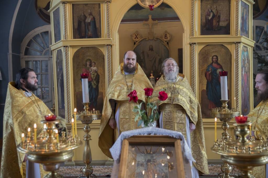 Соборное богослужение духовенства Ермишинского благочиния  в Христорождественском храме села Савватьма