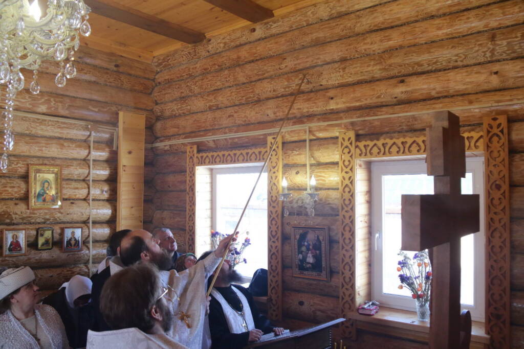 Великое освящение храма в честь блаженной Матроны Московской в селе Потапьево Пителинского района