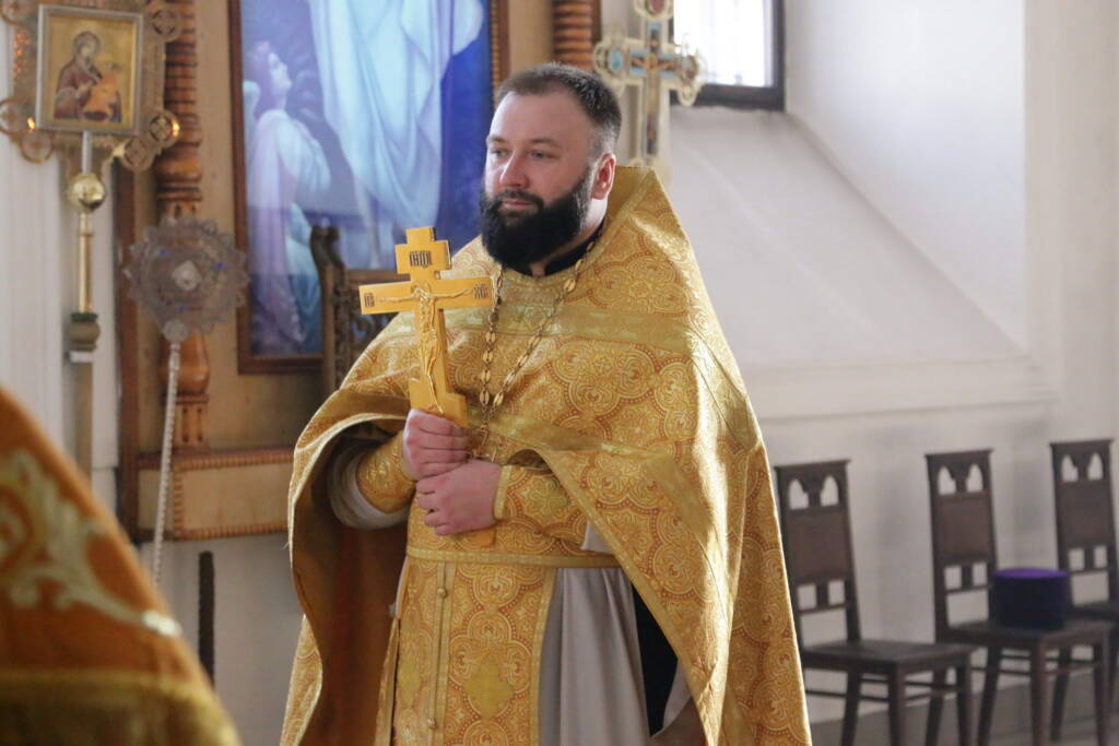 Божественная литургия в Неделю сыропустную в Вознесенском кафедральном соборе г. Касимова