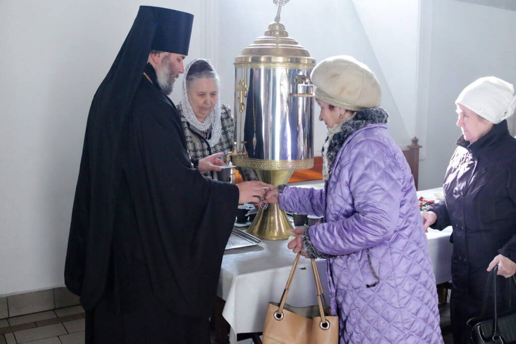 Божественная литургия в Неделю сыропустную в Вознесенском кафедральном соборе г. Касимова