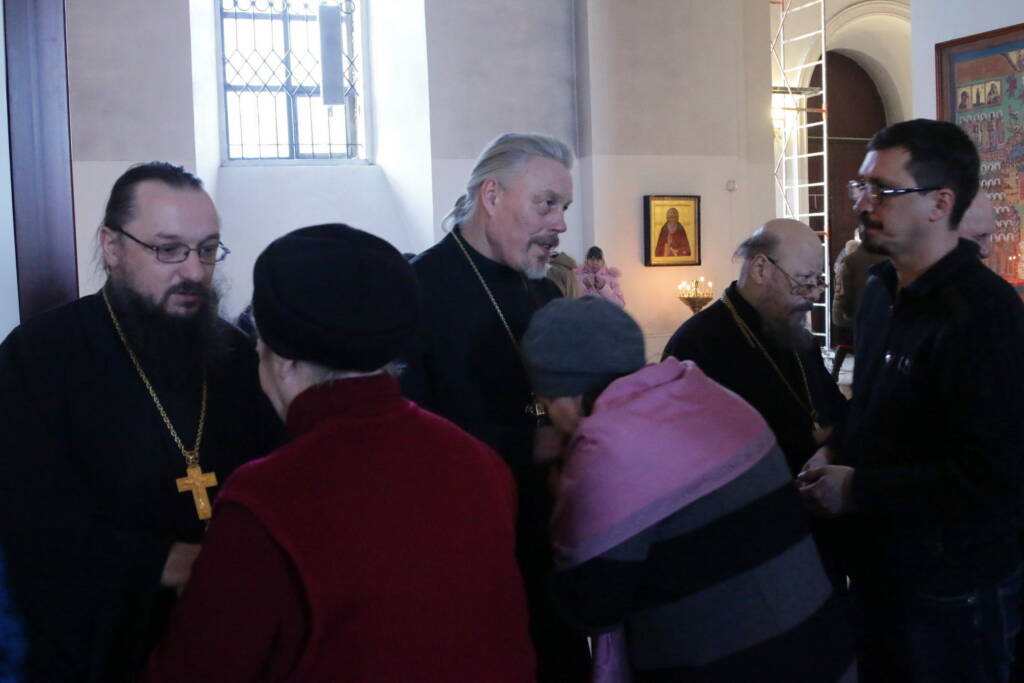 Чин прощения в Вознесенском кафедральном соборе города Касимова