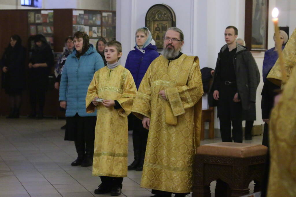 Всенощное бдение в канун Недели 1-й Великого поста Торжества Православия в Вознесенском кафедральном соборе