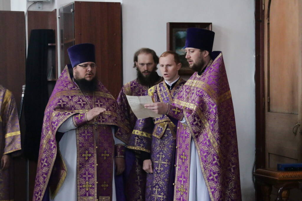 Божественная литургия в Воспоминание Тайной Вечери в Вознесенском кафедральном соборе г. Касимова