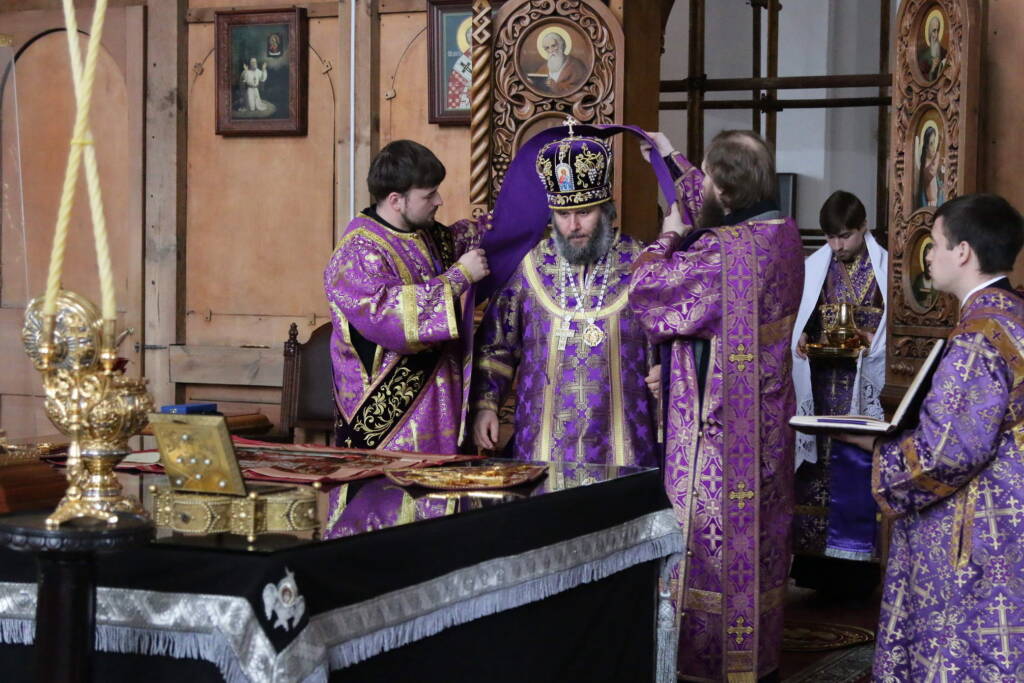 Божественная литургия в Воспоминание Тайной Вечери в Вознесенском кафедральном соборе г. Касимова