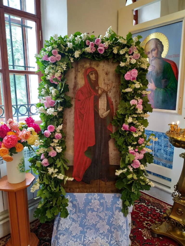 День памяти Боголюбской иконы Божией Матери в Крестовоздвиженской Полунинской мужской монашеской общине села Красный Холм
