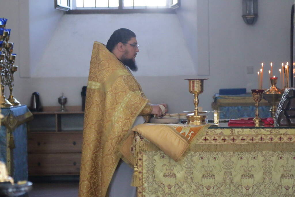 Божественная литургия в Неделю 5-ю по Пятидесятнице в Вознесенском кафедральном соборе города Касимова