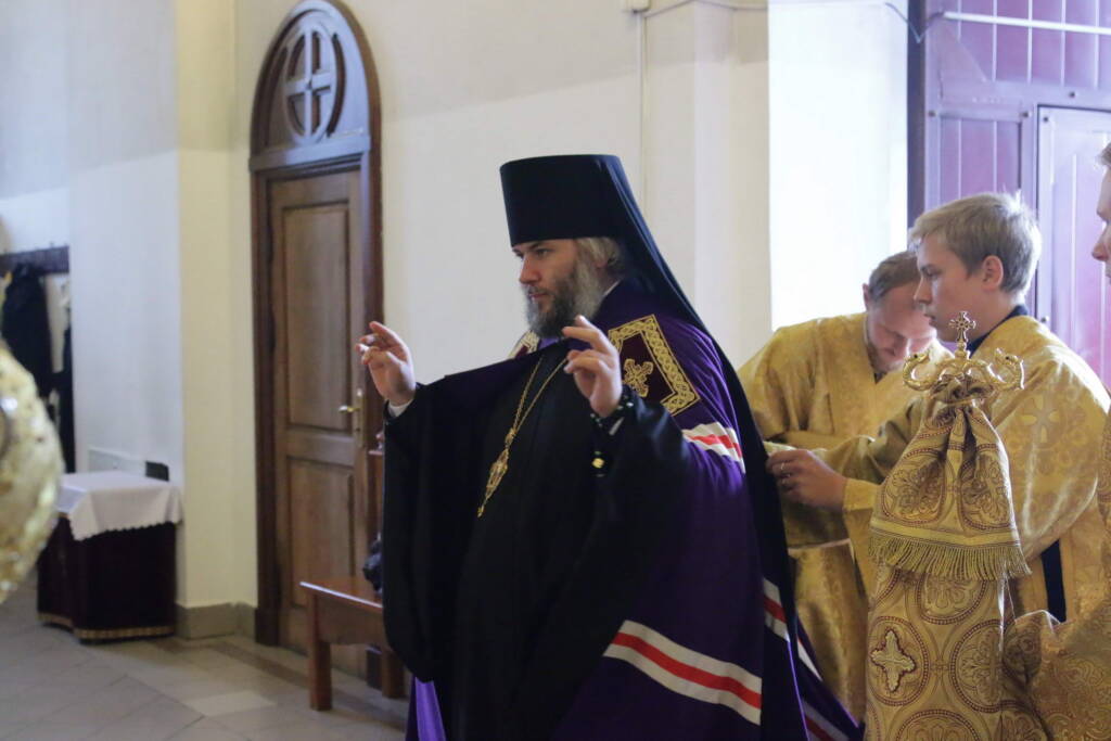 День памяти святителя Василия, епископа Рязанского в Вознесенском кафедральном соборе города Касимова