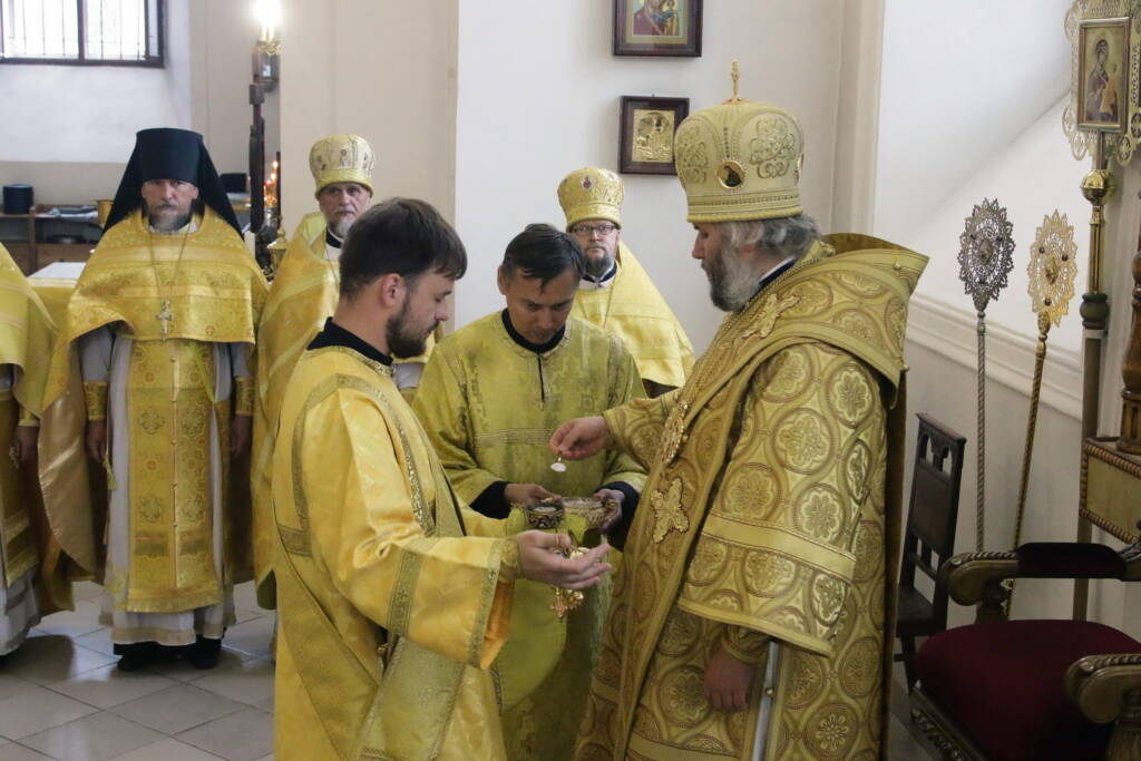 День памяти святителя Василия, епископа Рязанского в Вознесенском кафедральном соборе города Касимова
