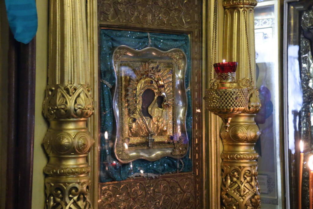 Параклисис перед чудотворной иконой Божией Матери "Казанская - Моление старицы Иустинии" в Никольском храме города Касимова