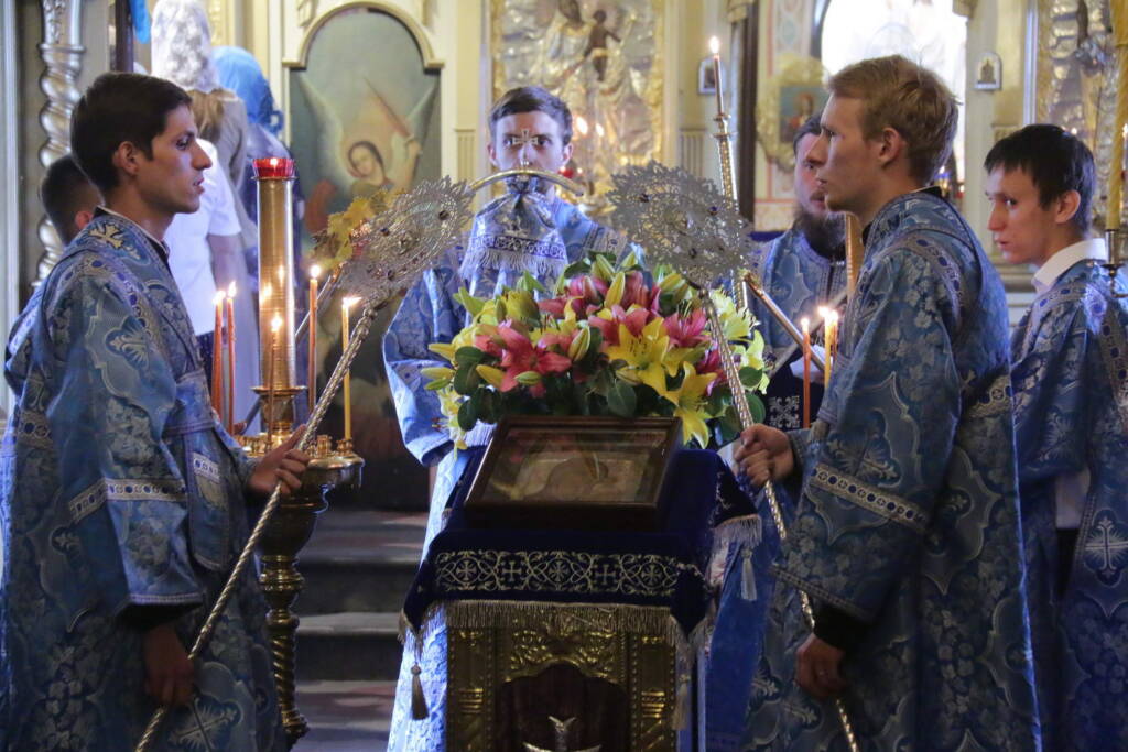 В Никольском храме города Касимова отметили праздник явления иконы Божией матери во граде Казани