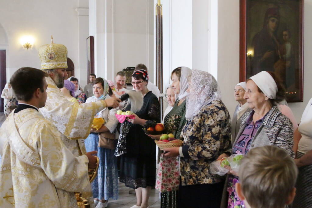 Праздник Преображения Господня в Вознесенском кафедральном соборе города Касимова