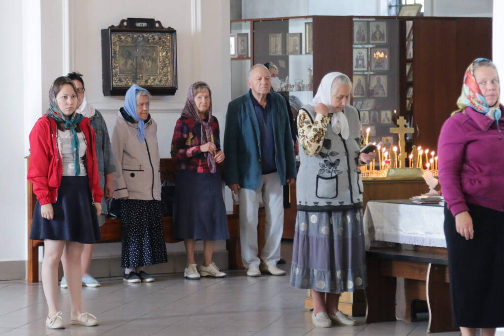 Божественная Литургия в Неделю 13-ю по Пятидесятнице в Вознесенском кафедральном соборе города Касимова