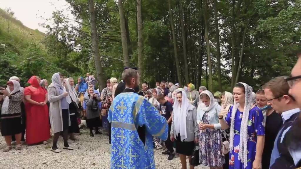 Божественная литургия на отдание праздника Успения Пресвятой Богородицы в Преображенском храме поселка Шилово