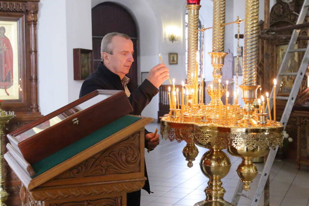 Божественная литургия в Неделю 18-ю по Пятидесятнице в Вознесенском кафедральном соборе города Касимова