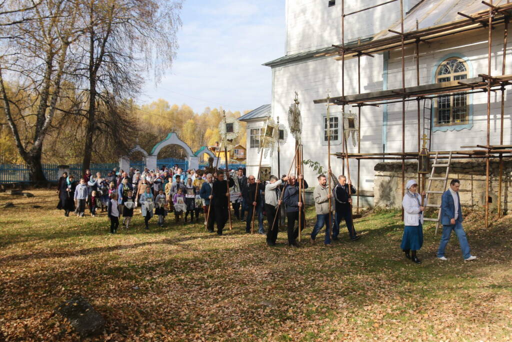 Престольный праздник в Покровском храме поселка Сынтул Касимовского района