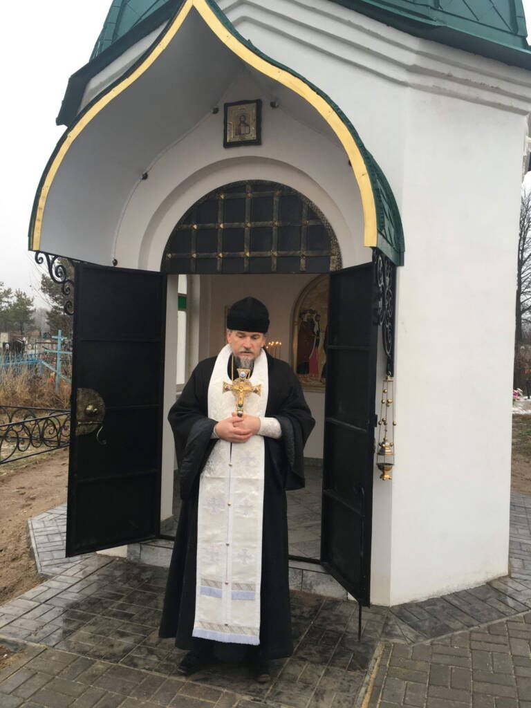 Освящение часовни праведного Лазаря Четверодневного в селе Борки Шиловского  района