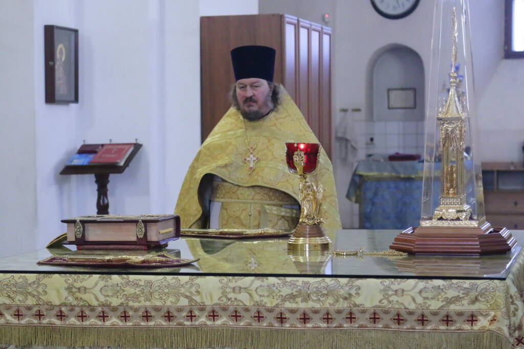 Божественная литургия в Неделю 26-ю по Пятидесятнице в Вознесенском кафедральном соборе города Касимова