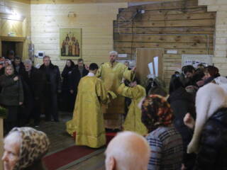 Престольный праздник в Никольском храме города Спас-Клепики