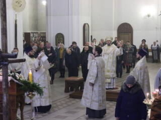 Праздник Рождества Христова в Вознесенском кафедральном соборе города Касимова