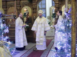 Великая Рождественская вечерня в Вознесенском кафедральном соборе