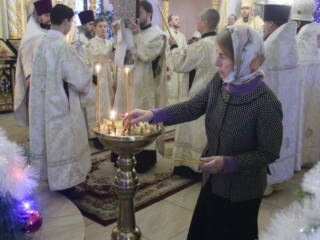 Божественная Литургия на Собор Пресвятой Богородицы в Казанском соборе города Сасово