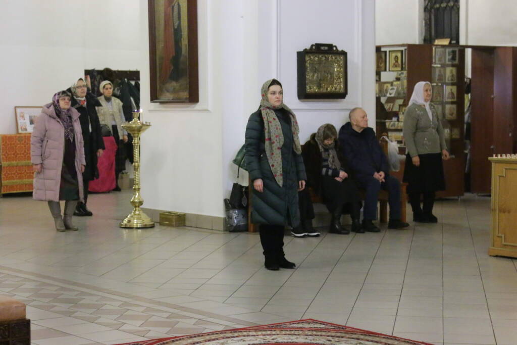 Всенощное бдение в канун Недели 35-й по Пятидесятнице в Вознесенском кафедральном соборе города Касимова