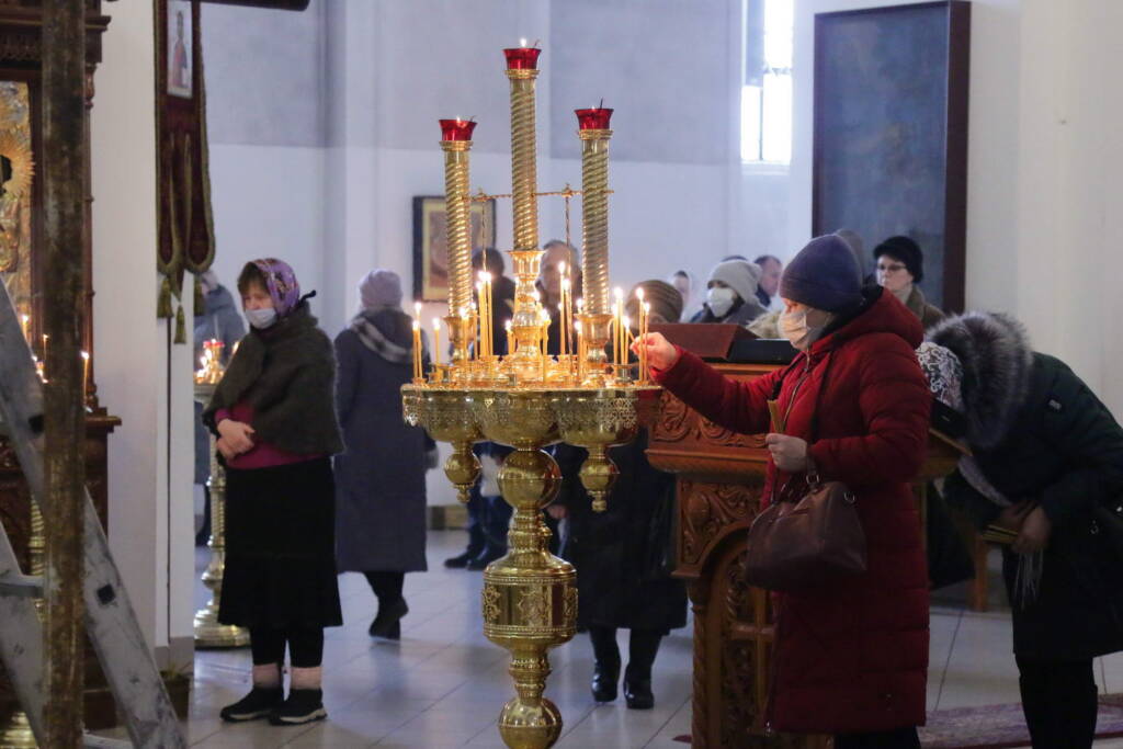 Божественная Литургия в Неделю 37-ю по Пятидесятнице в Вознесенском Кафедральном соборе города Касимова