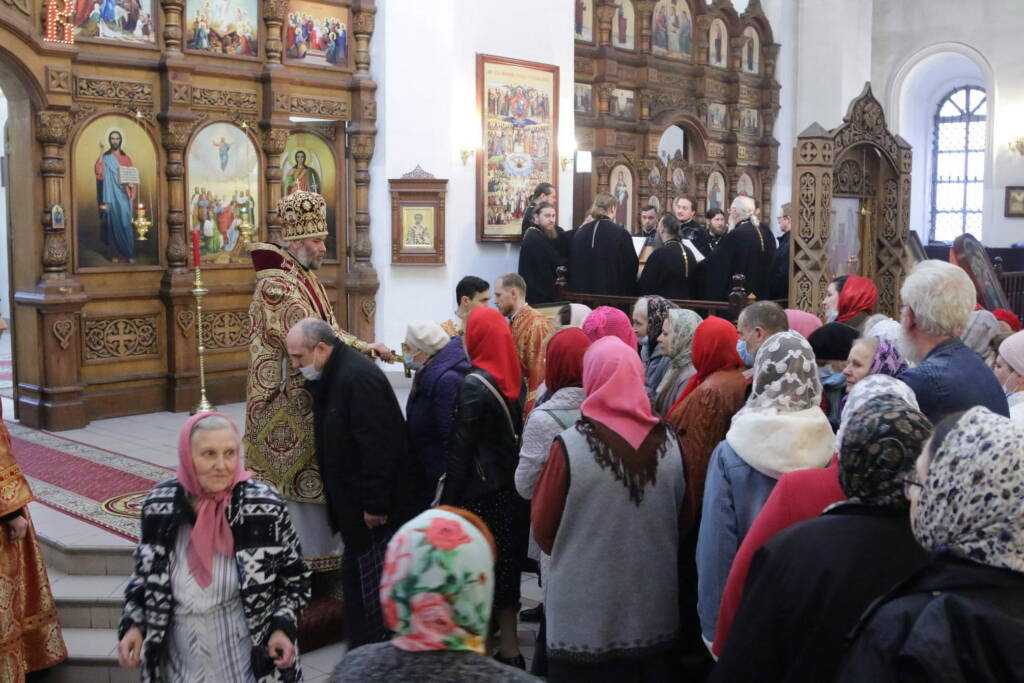 Пасхальная великая вечерня в Вознесенском Кафедральном соборе города Касимова