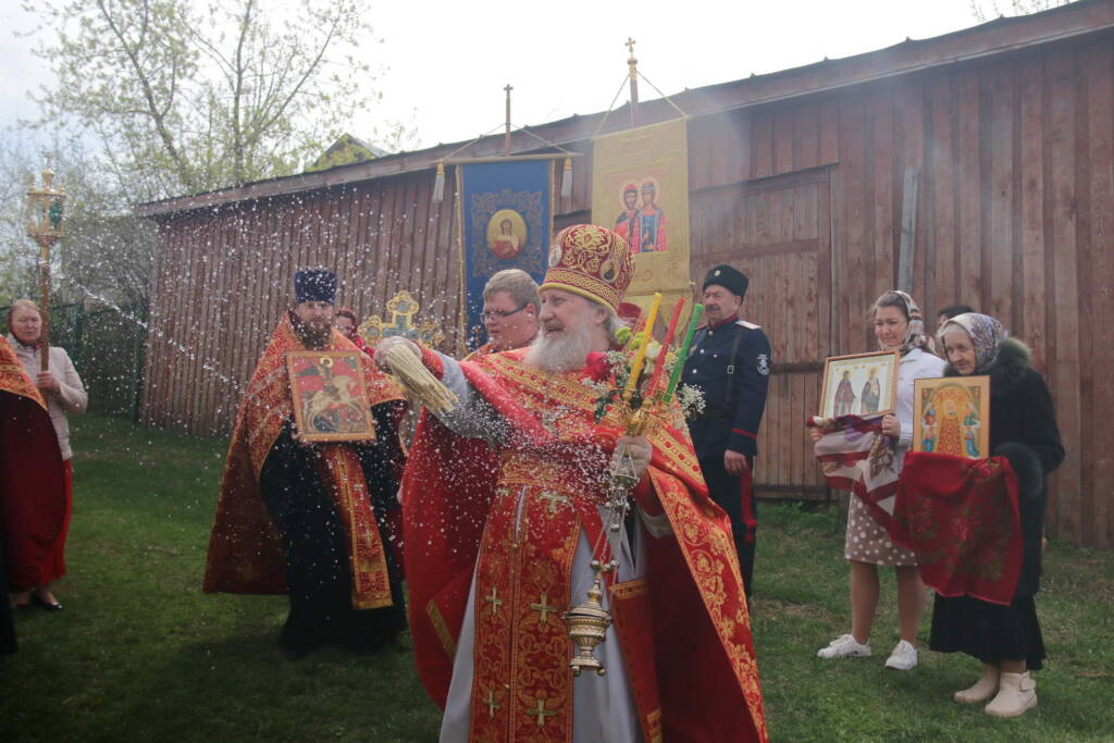 Престольный праздник в Георгиевском храме города Касимова в четверг Светлой Седмицы