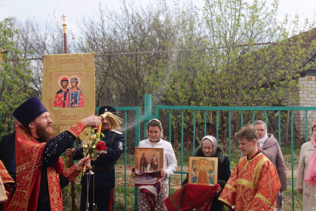 Престольный праздник в Георгиевском храме города Касимова в четверг Светлой Седмицы