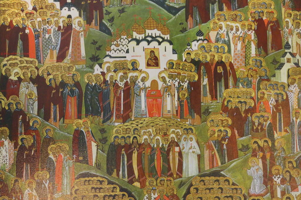 Божественная Литургия в день памяти Собора Касимовских святых в Вознесенском Кафедральном соборе города Касимова