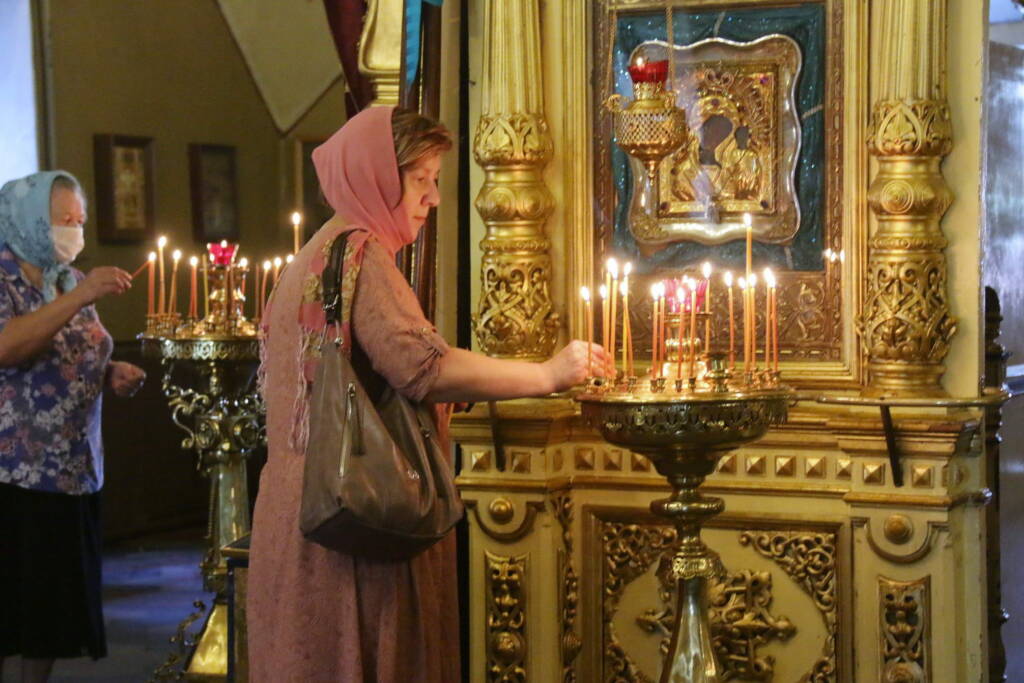 Божественная Литургия в Неделю 8-ю по Пятидесятнице в Никольском храме города Касимова
