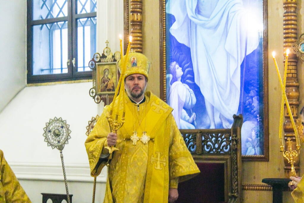 Божественная Литургия в Неделю 23-ю по Пятидесятнице в Вознесенском Кафедральном соборе города Касимова