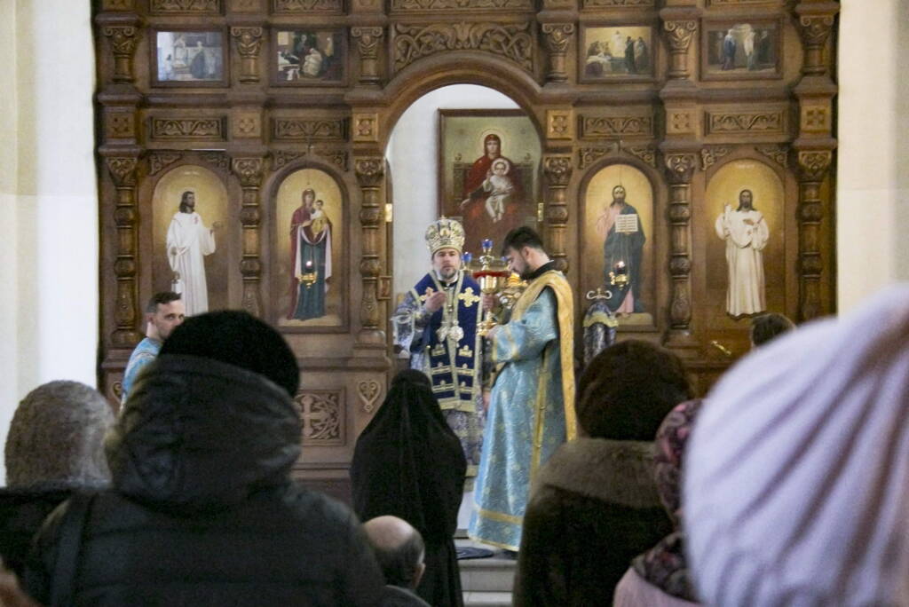 Божественная Литургия в празднование Введения во храм Пресвятой Богородицы в Вознесенском Кафедральном соборе города Касимова
