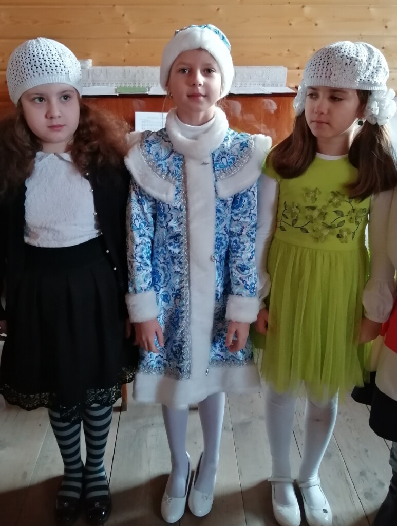 Рождественский концерт детей Воскресной школы состоялся в Никольском храме г. Спас-Клепики